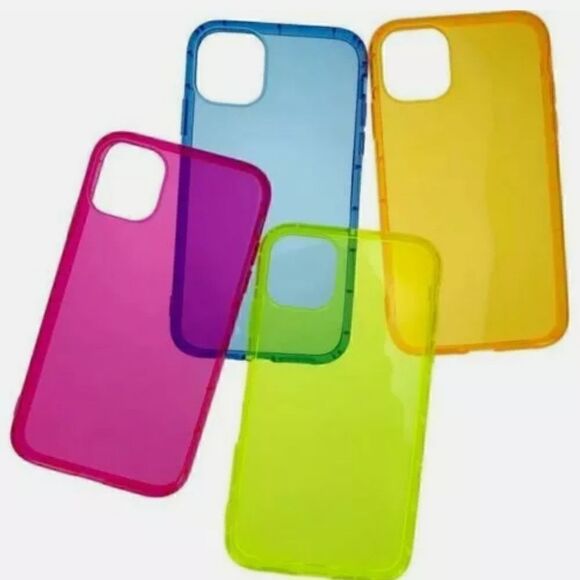 Neon Fluorescent Color Clear Case Cover - Picture 6 of 10